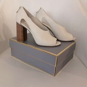 Louise et Cie leather block heels
